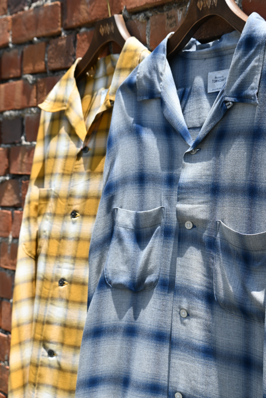 TOWNCRAFT OMBRE LOOP COLLAR SHIRTS