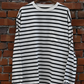 MAGIC NUMBER HEAVY WEIGHT BASQUE BORDER L/S T-SHIRT