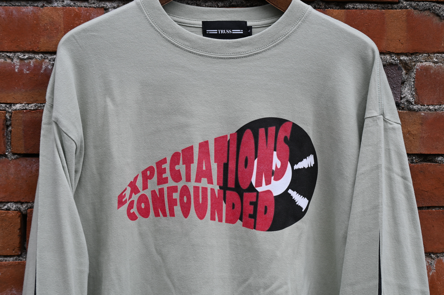 TRUSS × DJ DOMMY EXPECTATIONS CONFOUNDED L/S TEE